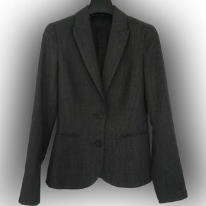 Theory | Wool Grey Two-Button Blazer